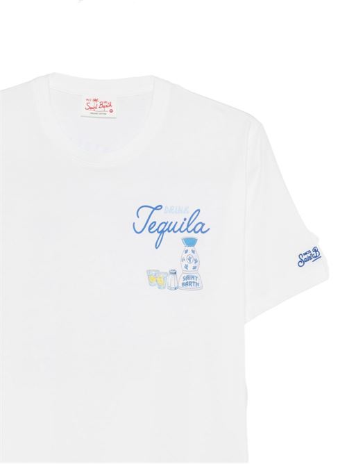 T-shirt uomo MC2 Saint Barth Portland stampa fronte retro Tequila MC2 SAINT BARTH | PORTLAND07985L